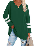 Haut Rayé Contrastant