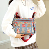 Élégant sac à bandoulière imprimé imperméable et léger