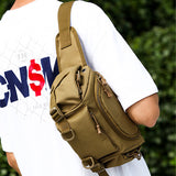 Grand sac banane sac à bandoulière sac à main tactique