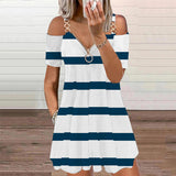 Robe à glissière à imprimé mode