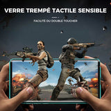 Étui de téléphone trempé magnétique pour Samsung