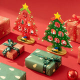 Mini Ensemble d’Arbre de Noël en Bois de Bricolage