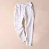 Sarouel décontracté en coton pour femme