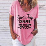 T-shirt uni imprimé anglais
