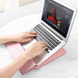 Housse pour ordinateur portable Housse en cuir avec support réglable