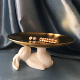 Assiette en céramique pour lapin