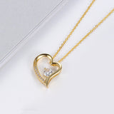 Collier coeur pour toujours à ma future femme