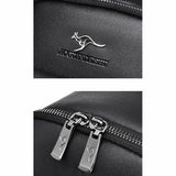 Sac à bandoulière vintage en cuir imperméable pour hommes d'affaires