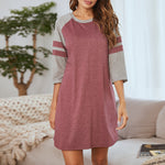 Robe décontractée à panneaux