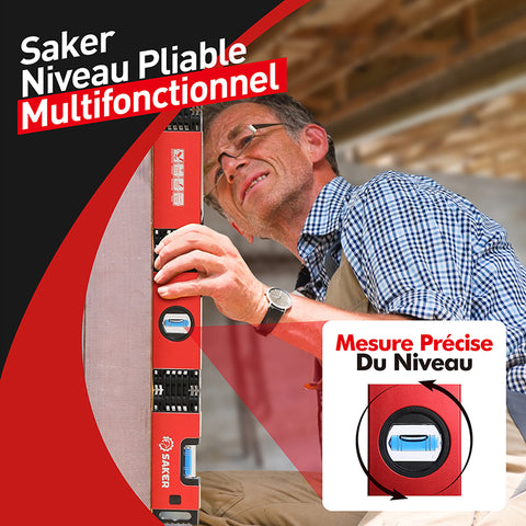 Niveau pliable multifonction