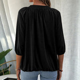 T-shirt Ample à Encolure Ras Du Cou