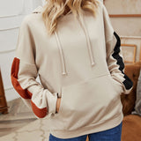 Sweat color block à revers
