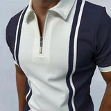 T-shirt Polo Bloc de Couleur