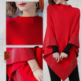 Châle en laine brillante pour femme