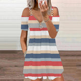 Robe à glissière à imprimé mode