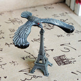 Modèle d'accessoires de photographie d'oiseau d'équilibre de modèle de tour Eiffel
