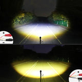 Phare de Voiture Bicolore Carré