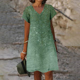 Robe Imprimée D'inspiration Vintage