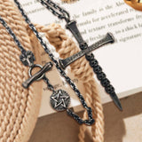 Collier Crâne Croix