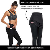 Faux Pantalons de Yoga Deux Pièces
