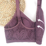 Soutien-gorge taille plus avec fermeture éclair sur le devant