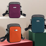 Sac à bandoulière tendance à trois couches pour femme