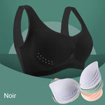 Soutien-gorge confort en soie glacée ultra-mince grande taille pour femmes