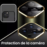 Coque de téléphone en verre double face