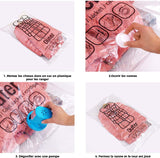 Sacs de rangement sous vide suspendus