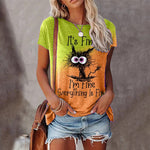 T-shirt Chat Alphabétique
