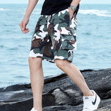 Short cargo de plage pour homme