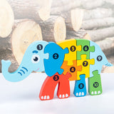 Puzzle en bois 3D éducatif pour enfants