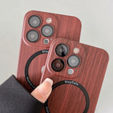 Étui De Téléphone Grain De Noyer