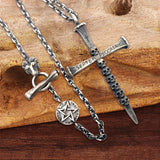 Collier Crâne Croix