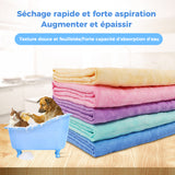 Serviette De Bain Pour Animaux De Compagnie Á Séchage Rapide Super Absorbante