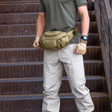 Grand sac banane sac à bandoulière sac à main tactique