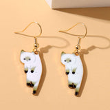 Boucles d'oreilles chat mignon