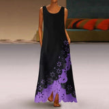 Robe irrégulière sans manches en deux pièces pour femmes