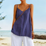 Camisole Ample Sécontractée Pour Femmes