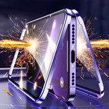 Coque de téléphone en verre double face