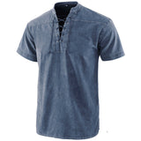 Chemises à manches courtes tie-dye pour hommes