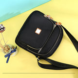 Sac à bandoulière léger et décontracté avec plusieurs poches pour femme