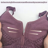 Soutien-gorge taille plus avec fermeture éclair sur le devant