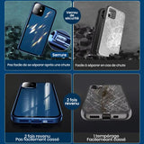 Coque de téléphone en verre double face