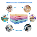 Serviette De Bain Pour Animaux De Compagnie Á Séchage Rapide Super Absorbante