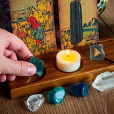 Ornement Bougeoir en Bois Tarot