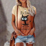 T-shirt Chat Alphabétique