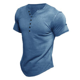 T-shirt Uni Á Manches Courtes Pour Hommes