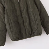 Manteau Matelassé Thermique Léger en Molleton d'Agneau