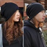Bonnet ample en tricot